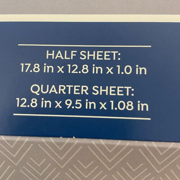 3 pc Nordic Ware Gold Baking Sheets Trays Half Quarter Cookie Aluminum Non Stick - Picture 3 of 10